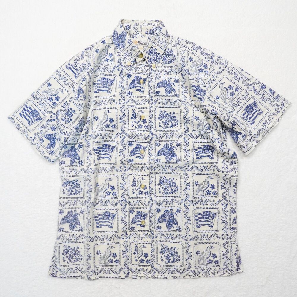 Vintage Reyn Spooner Lahaina Sailor Shirt - Men's Small